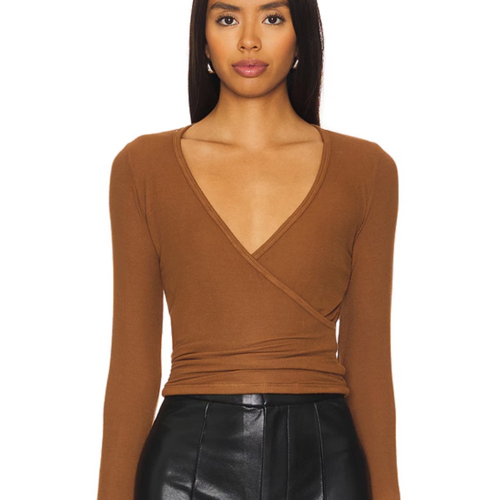 NWT Michael Lauren Fairbanks Surplice top
